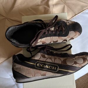 Coach Brown Signature Sneakers
